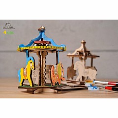 UGears Merry-Go-Round 3D Wooden Model Kit