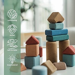 Tall Architects - 40 pc Cork Building Blocks