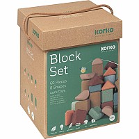 Korko Mega Block Set - 60 Cork pieces