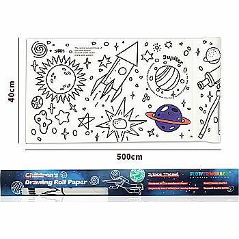 Childrens Drawing Rolling Paper - Space (16.4 Feet!)