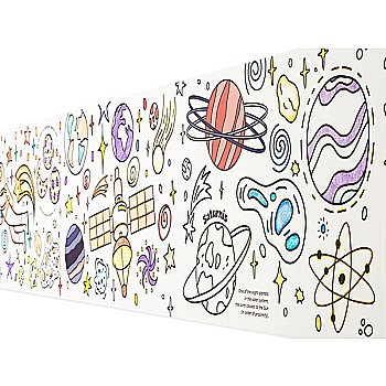 Childrens Drawing Rolling Paper - Space (16.4 Feet!)