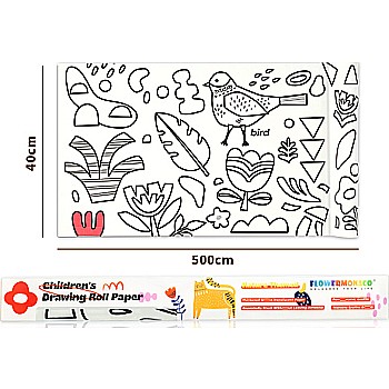 Childrens Drawing Rolling Paper - Nature ( 16.4 feet!)