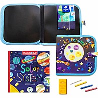 Doodle It & Go Erasable Book - Hello, World! Solar System