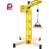 PinToy Tall Crane - Wooden Construction Toy