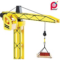 PinToy Tall Crane - Wooden Construction Toy