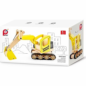 Excavation Digger - Wooden Construction Vehicle