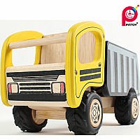 PinToy Dumper Truck Wooden Construction Vehicle