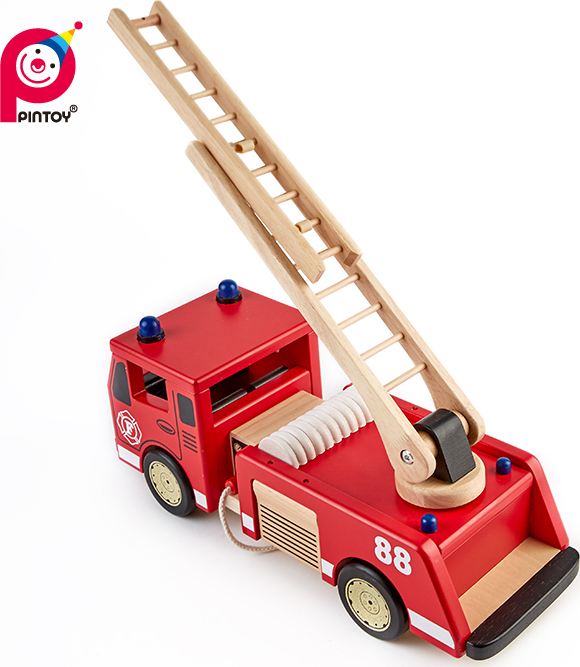 Fire Engine - Wooden City Vehicle