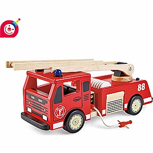 Fire Engine - Wooden City Vehicle