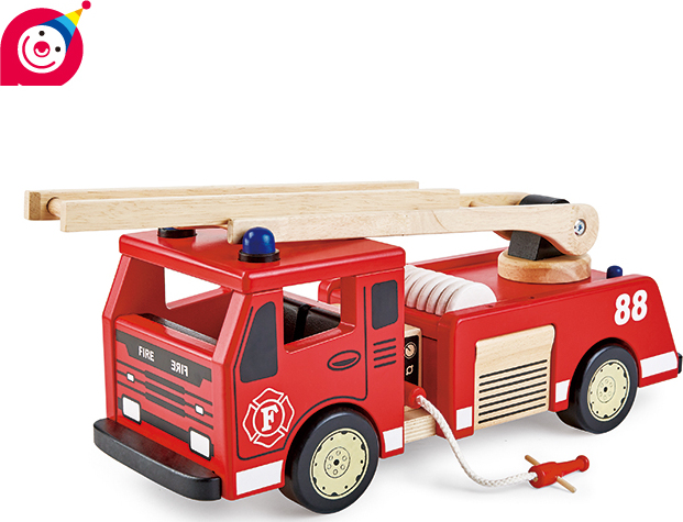 Fire Engine - Wooden City Vehicle