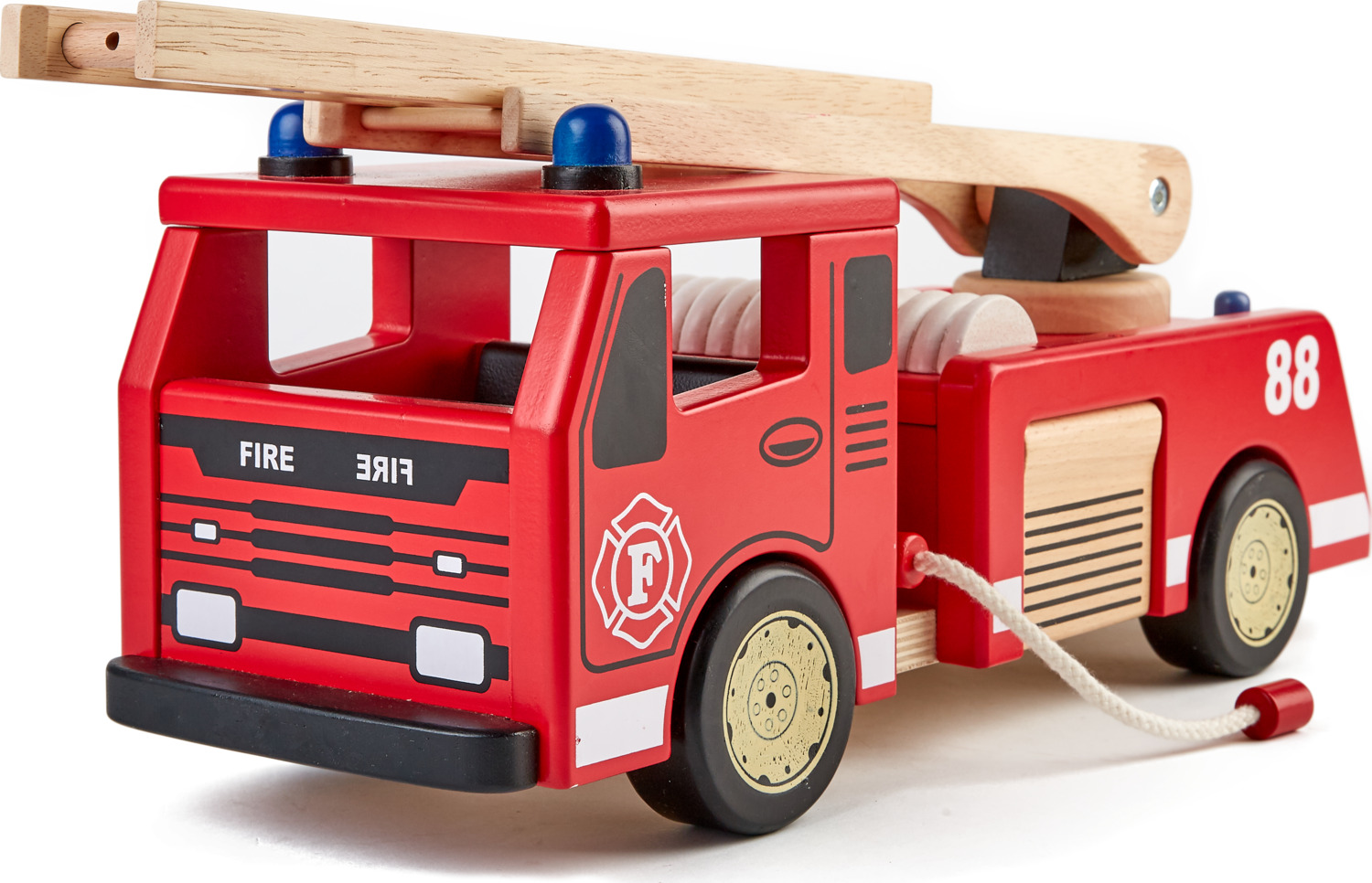 Fire Engine - Wooden City Vehicle