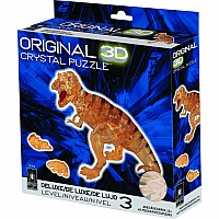 Deluxe  Crystal Puzzle-T-Rex(Brown)