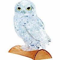 Std. Crystal Puzzle-Owl (White)