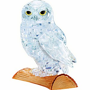 Std. Crystal Puzzle-Owl (White)