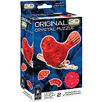 Std. Crystal Puzzle-Bird (Red)
