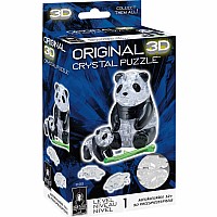 Std.  Crystal Puzzle-Panda And Baby