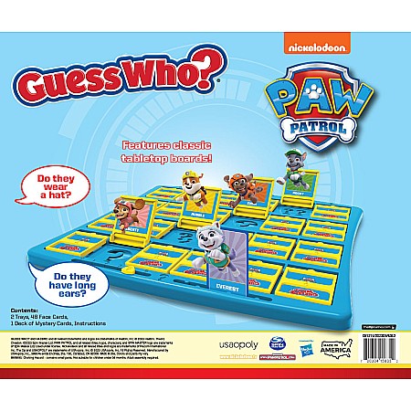 GUESS WHO®: PAW Patrol