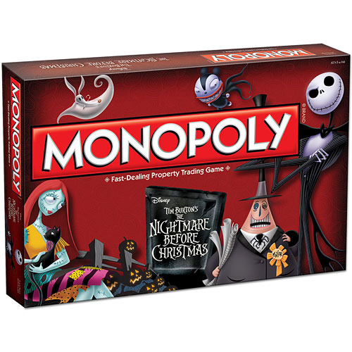 Monopoly Tim Burton's The Nightmare Before Christmas Board Game