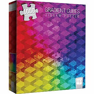 "Gradient Cubes" 1000-Piece Puzzle
