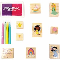 Mini Wooden Stamp Set