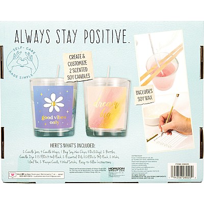 DIY Positivity Candles