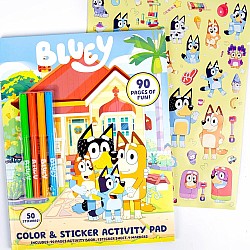 Bluey Color and Sticker Playset