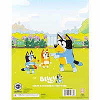 Bluey Color and Sticker Playset