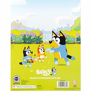 Bluey Color and Sticker Playset