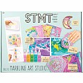 DIY Water Marbling Art Studio Kit with Canvas, for Ages 8+