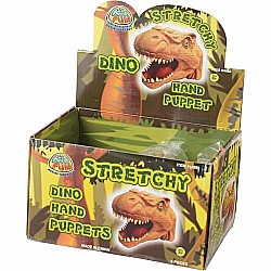 Stretchy Dino Hand Puppets (sold single)