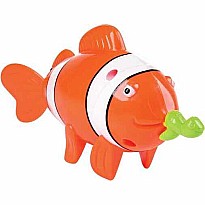 Pull String Clown Fish Bath Toy