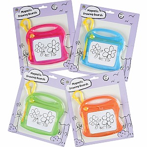 Magnetic Drawing Boards - Assorted Colors - Each Sold Individually