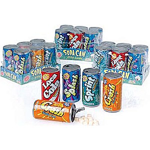 Six Pack Soda Can Fizzy Candy - Sold Individually