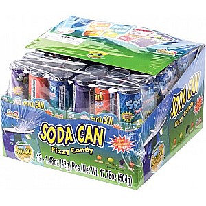 Six Pack Soda Can Fizzy Candy - Sold Individually