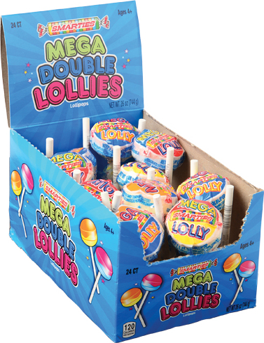 Smarties Mega Double Lollies Sold Individually