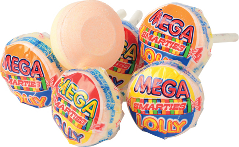 Smarties Mega Double Lollies Sold Individually