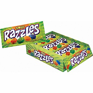 Razzles® Sour Candy Gum - Sold Individually