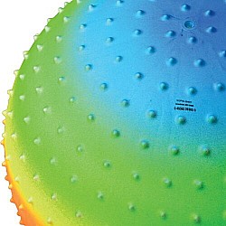 Rainbow Knobby Ball /18 inch (sold single)