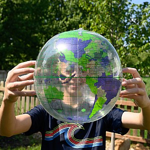 Inflatable Transparent Globes