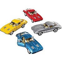 Corvettte Stingray Die Cast Pull Back Car