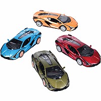 Lamborghini Sian 37 Die Cast Car, Assorted Colors