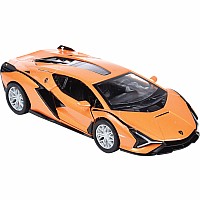 Lamborghini Sian 37 Die Cast Car, Assorted Colors