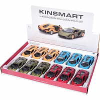 Lamborghini Sian 37 Die Cast Car, Assorted Colors