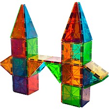 Magna-Tiles Clear Colors 100 Piece
