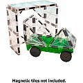 Magnatiles MAGNA-TILES Car Expansion 2-Piece Magnetic Construction Set