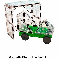 Magnatiles (Magna Tiles) Cars 2 Piece Expansion Set Magnatiles