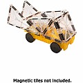 Magnatiles MAGNA-TILES Car Expansion 2-Piece Magnetic Construction Set