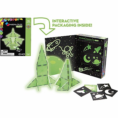 Magna-Tiles Glow 16 Piece Set