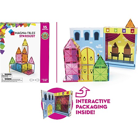 Magna-Tiles Stardust 15 Piece Set