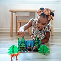 Magnatiles MAGNA-TILES Forest Animals 25-Piece Magnetic Construction Set